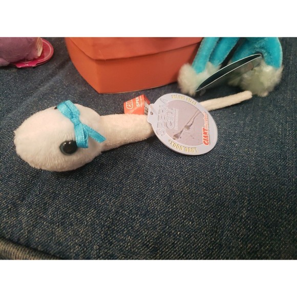 Giant Microbes Plush Set  AMOEBA SPERM EGG KISSING DISEASE PENICILLIN - Picture 5 of 10